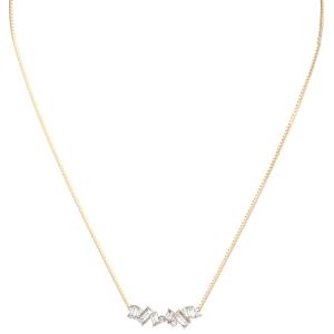 ΚΟΛΙΕ Chandelier GUESS Jewellery από Επιχρυσωμένο Ανοξείδωτο Ατσάλι με Πέτρες Ζιργκόν JUBN05358JWYGT/U - 62801