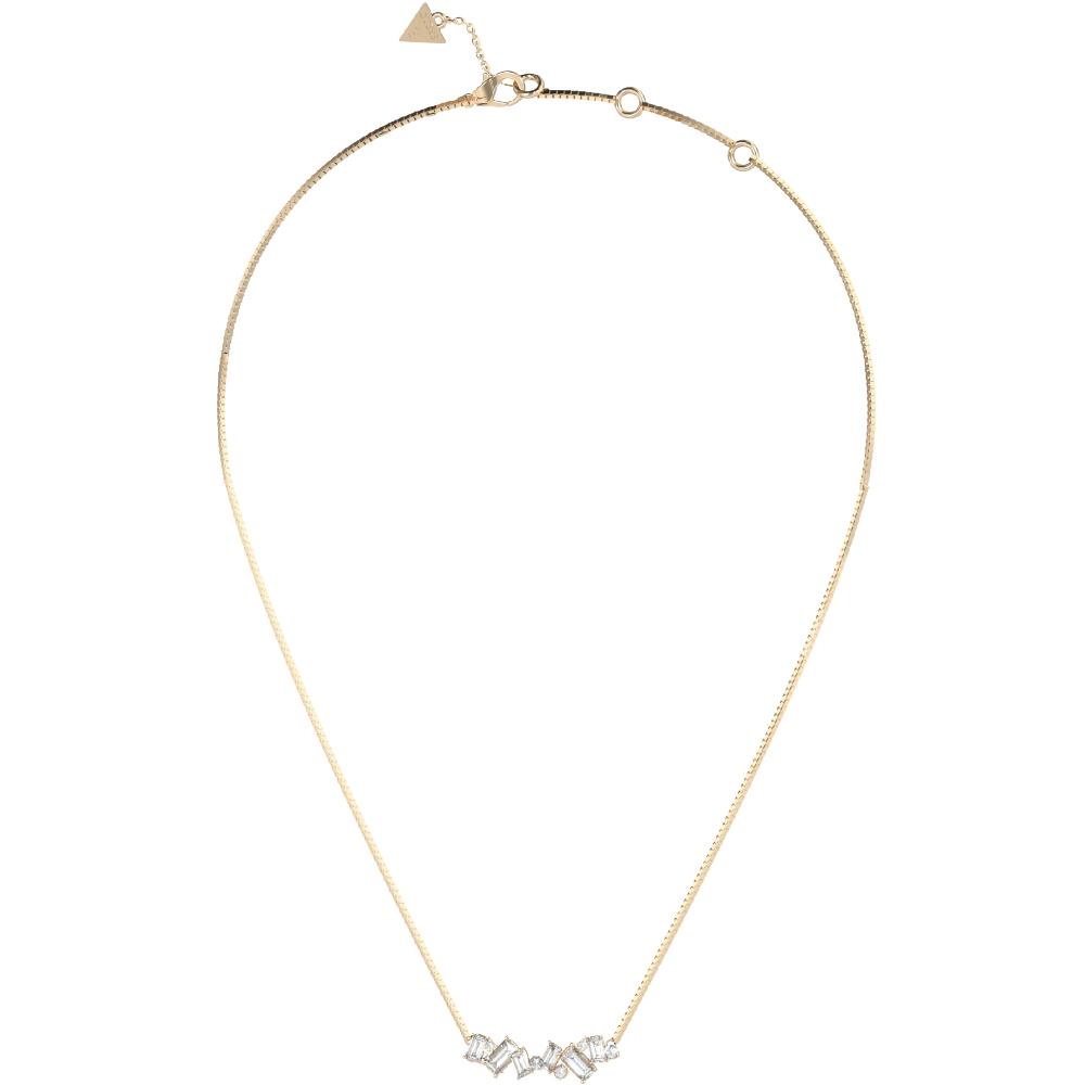 ΚΟΛΙΕ Chandelier GUESS Jewellery από Επιχρυσωμένο Ανοξείδωτο Ατσάλι με Πέτρες Ζιργκόν JUBN05358JWYGT/U