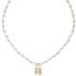 ΚΟΛΙΕ My Secret GUESS Jewellery από Επιχρυσωμένο Ανοξείδωτο Ατσάλι με Πέτρες Ζιργκόν και Μαργαριτάρια JUBN05405JWYGT/U - 0