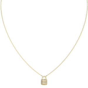 ΚΟΛΙΕ My Secret GUESS Jewellery από Επιχρυσωμένο Ανοξείδωτο Ατσάλι με Πέτρες Ζιργκόν JUBN05417JWYGT/U - 62813