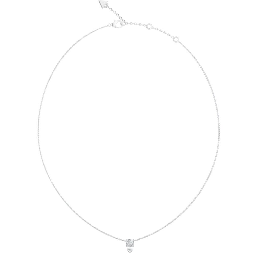 ΚΟΛΙΕ L.O.V.E. GUESS Jewellery από Ανοξείδωτο Ατσάλι με Πέτρες Ζιργκόν JUBN05467JWRHT/U