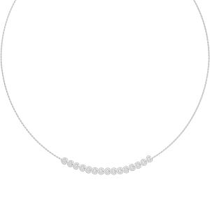 ΚΟΛΙΕ L.O.V.E. GUESS Jewellery από Ανοξείδωτο Ατσάλι με Πέτρες Ζιργκόν JUBN05471JWRHT/U - 62825