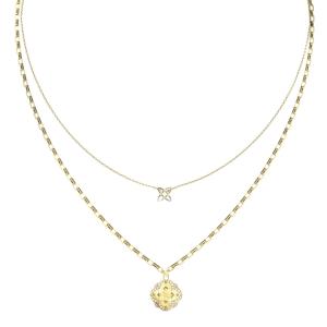ΚΟΛΙΕ Wildflower GUESS Jewellery από Επιχρυσωμένο Ανοξείδωτο Ατσάλι με Πέτρες Ζιργκόν JUBN05507JWYGT/U - 62833