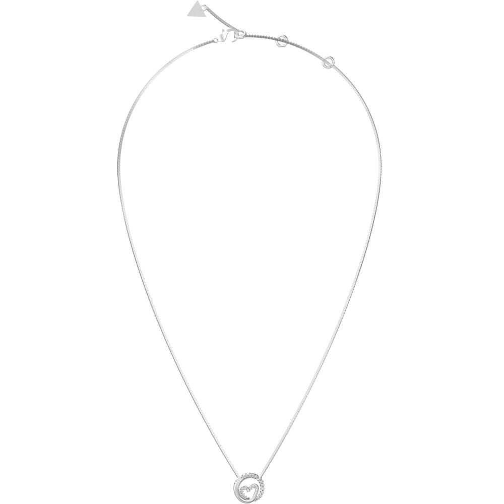 ΚΟΛΙΕ Iconique GUESS Jewellery από Ανοξείδωτο Ατσάλι με Πέτρες Ζιργκόν JUBN05526JWRHT/U