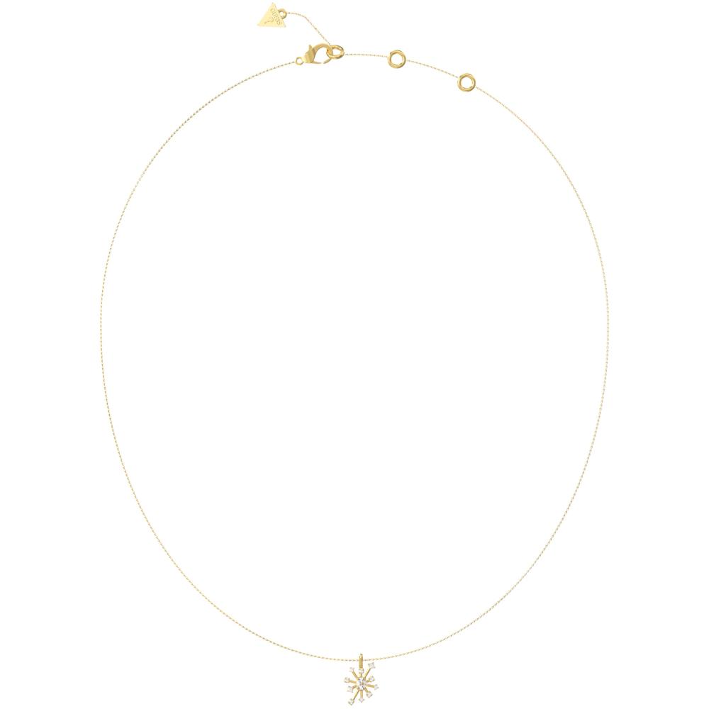 GUESS Jewellery Galaxy Necklace from Gold Plated Stainless Steel with Zircon Stones JUBN05563JWYGT/U