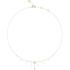GUESS Jewellery Tiny Pearly Necklace from Gold Plated Stainless Steel with Zircon Stones and Pearls JUBN05580JWYGT/U - 1