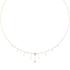 GUESS Jewellery Tiny Pearly Necklace from Gold Plated Stainless Steel with Zircon Stones and Pearls JUBN05580JWYGT/U - 0