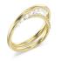 GUESS Tiny Pearly Jewellery Ring from Gold Plated Stainless Steel with Zircon Stones and Pearls JUBR05525JWYG52 - 0