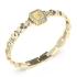 GUESS Jewelry Lion King Bracelet for Him Gold-Plated and Platinum-Plated Stainless Steel with Zirconn Stones JUMB05003JWYGSTT/U - 0