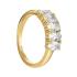 ΔΑΧΤΥΛΙΔΙ ROSEFIELD Oval Crystal Ring από Επιχρυσωμένο Ανοξείδωτο Ατσαλι με Πέτρες Ζιργκόν JRFO54G-J749 - 0