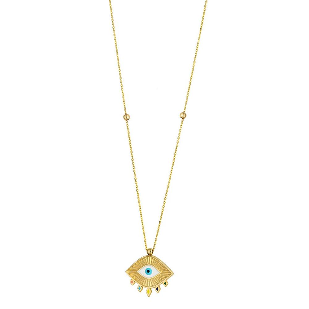 NECKLACE SENZIO Collection Yellow Gold K14 K14-0090.Y