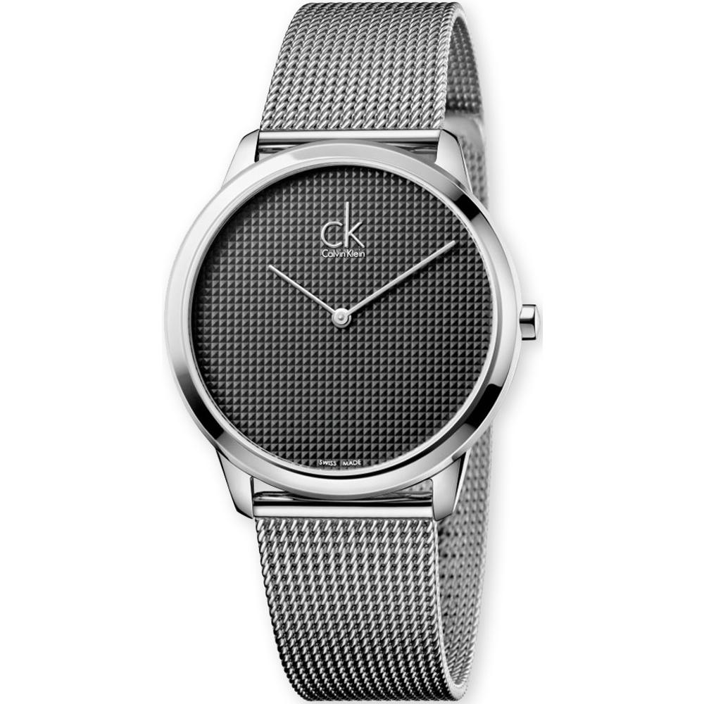 CALVIN KLEIN Minimal Three Hands 40mm Silver Stainless Steel Bracelet K3M2112X