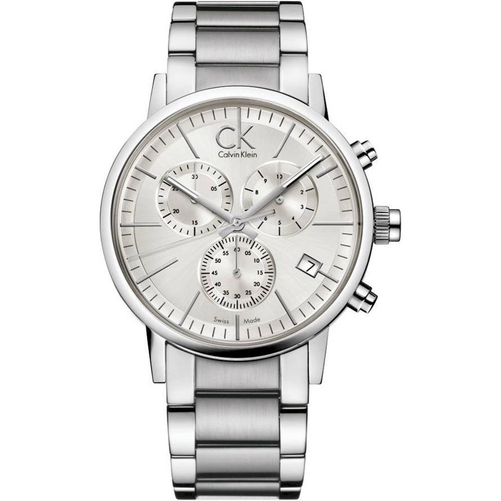 CALVIN KLEIN Post Minimal Chronograph 42mm Silver Stainless Steel Bracelet K7627126