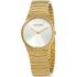 CALVIN KLEIN Whirl Three Hands 33mm Gold Stainless Steel Bracelet K8A23546 - 0