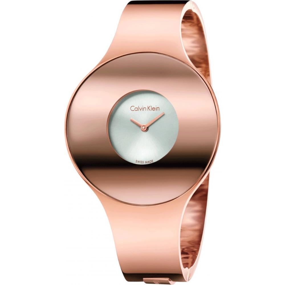 CALVIN KLEIN Seamless 38mm Rose Gold Stainless Steel Bracelet K8C2M616