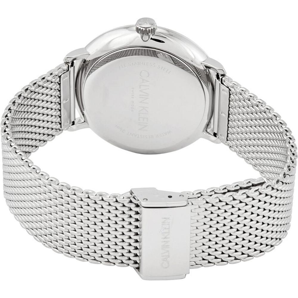 CALVIN KLEIN High Noon Three Hands 40mm Silver Stainless Steel Mesh Bracelet K8M21126