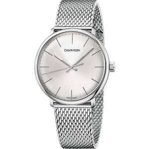 CALVIN KLEIN High Noon Three Hands 40mm Silver Stainless Steel Mesh Bracelet K8M21126 - 1582