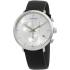 CALVIN KLEIN High Noon Chronograph 43mm Silver Stainless Steel Black Leather Strap K8M271C6 - 0