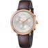 CALVIN KLEIN High Noon Chronograph 43mm Rose Gold Stainless Steel Brown Leather Strap K8M276G6 - 0