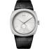 CALVIN KLEIN Conversion Three Hands 45mm Silver Stainless Steel Black Leather Strap K9712120 - 0