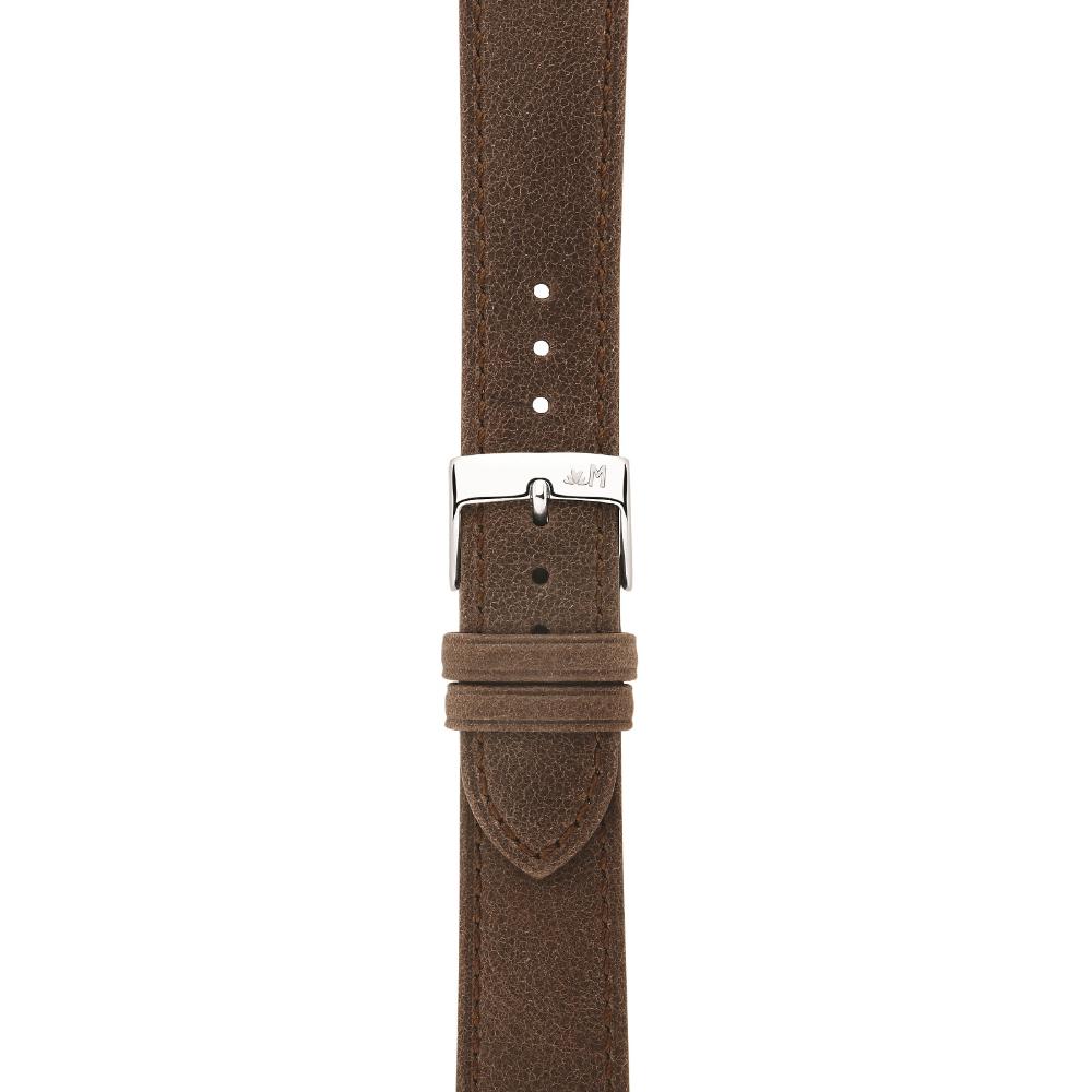 MORELLATO Kahlo Hand Made Watch Strap 18-16mm Waxy Brown Extra Soft Leather A01X6022E23034CR18