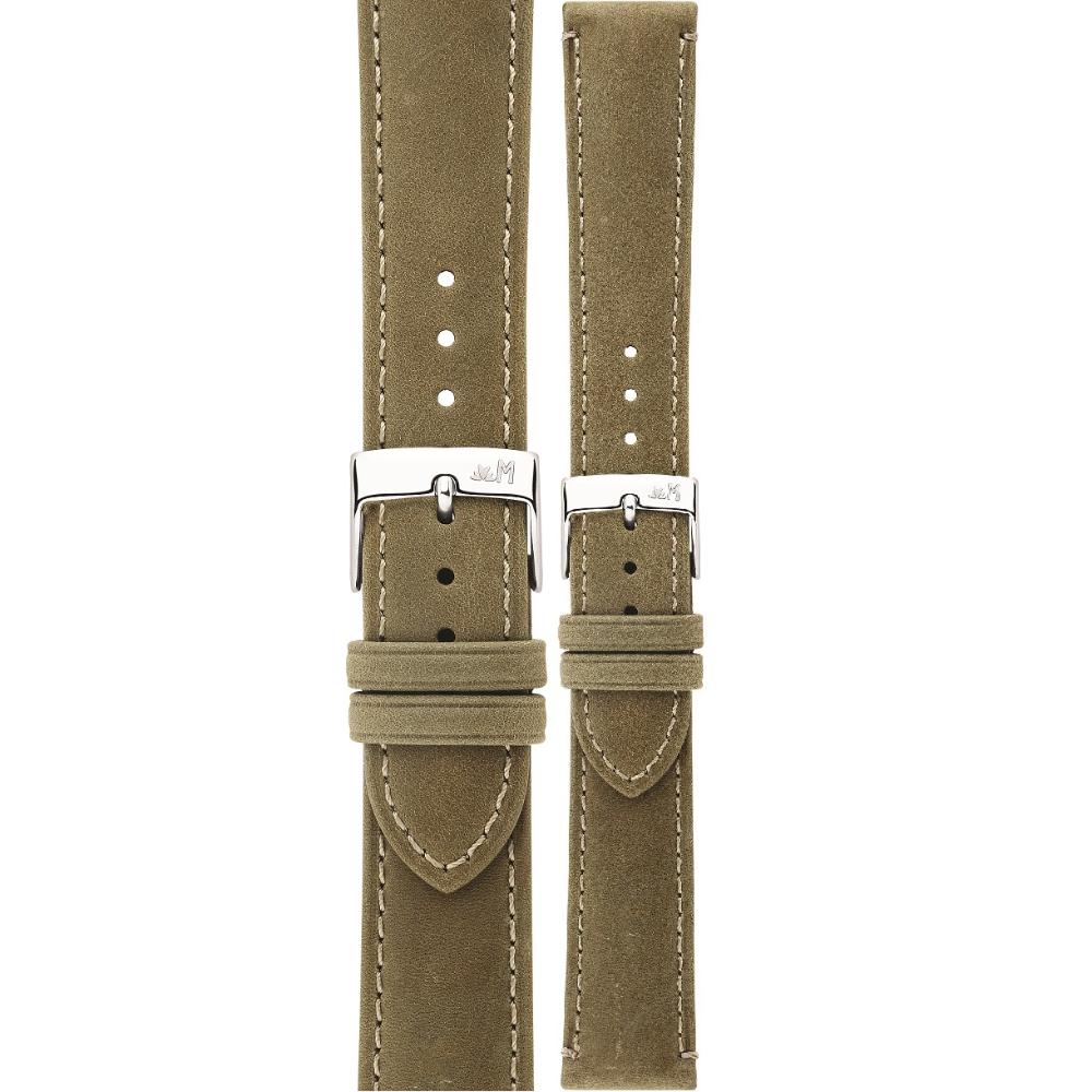 MORELLATO Kahlo Hand Made Watch Strap 22-20mm Green Pistachio Extra Soft Leather A01X6022E23078CR22