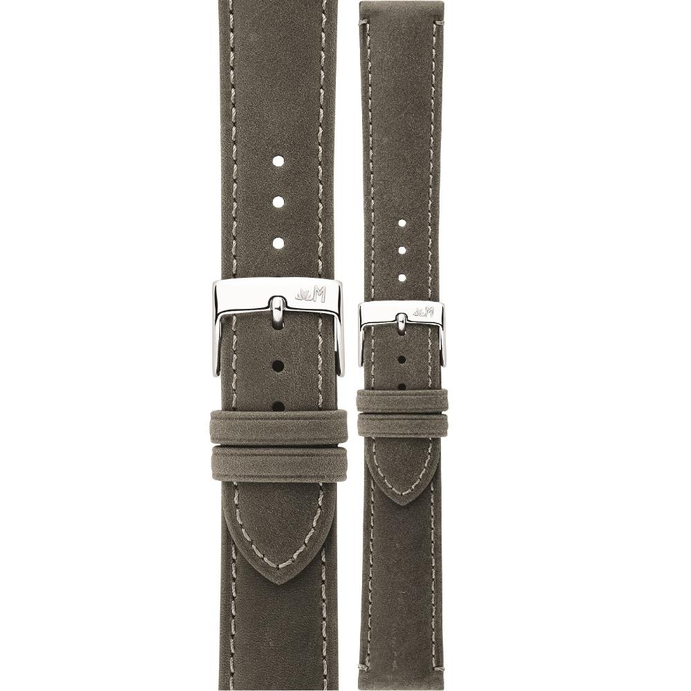 MORELLATO Kahlo Hand Made Watch Strap 22-20mm Waxy Grey Extra Soft Leather A01X6022E23094CR22