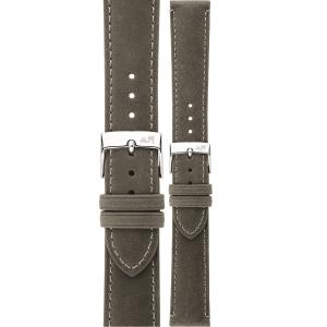 MORELLATO Kahlo Hand Made Watch Strap 16-14mm Waxy Grey Extra Soft Leather A01X6022E23094CR16 - 53209