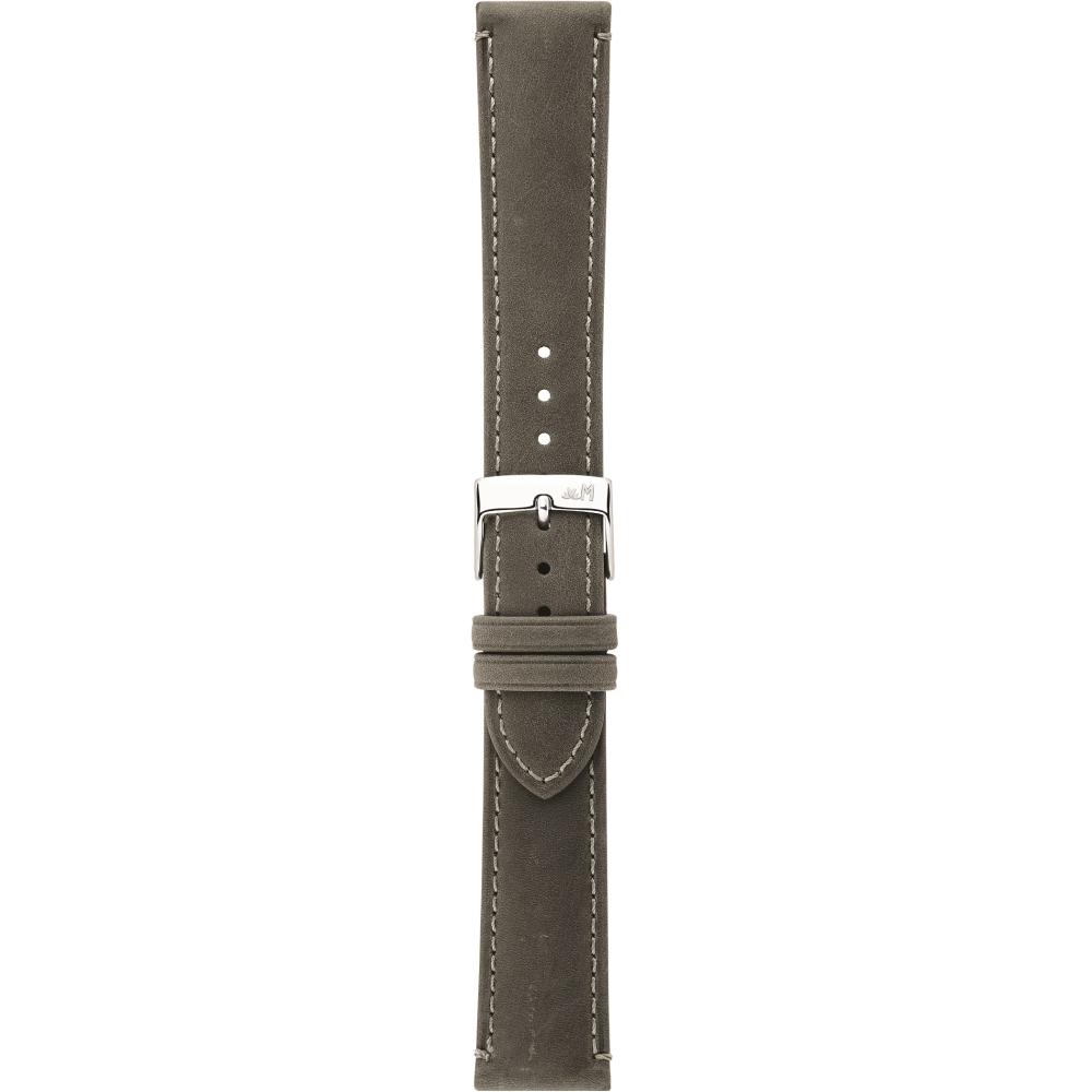 MORELLATO Kahlo Hand Made Watch Strap 22-20mm Waxy Grey Extra Soft Leather A01X6022E23094CR22