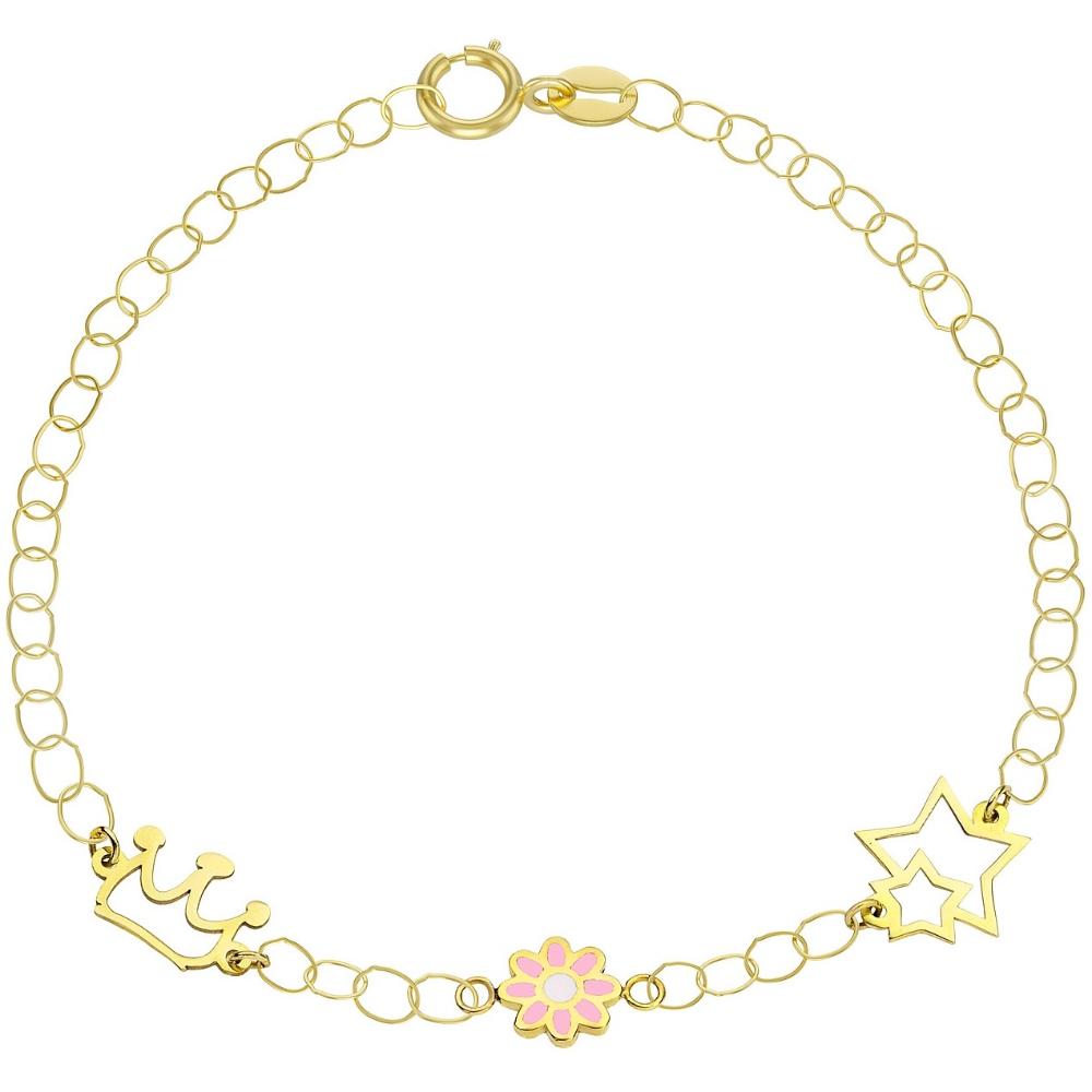 BRACELET Kids K14 in Yellow Gold KB14-0032.Y