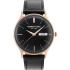 KENNETH COLE New York Multifunction 43mm Gold Stainless Steel Black Leather Strap KC50589009 - 0