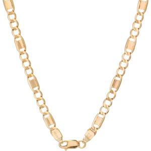 ΑΛΥΣΙΔΑ Ανδρική Gourmet 60cm Κ14 Κίτρινο Χρυσό KGP100-60 - 34827