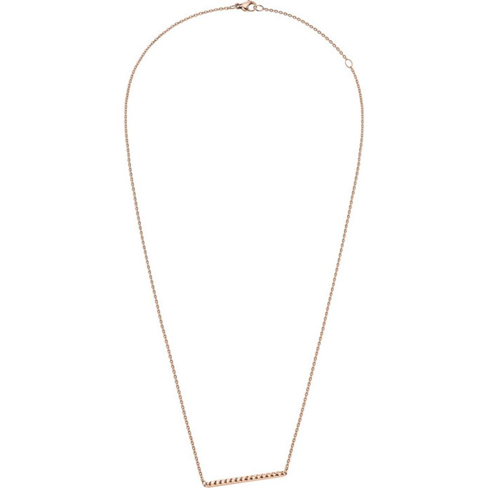 CALVIN KLEIN Necklace Rose Gold Stainless Steel KJ3CPP100200