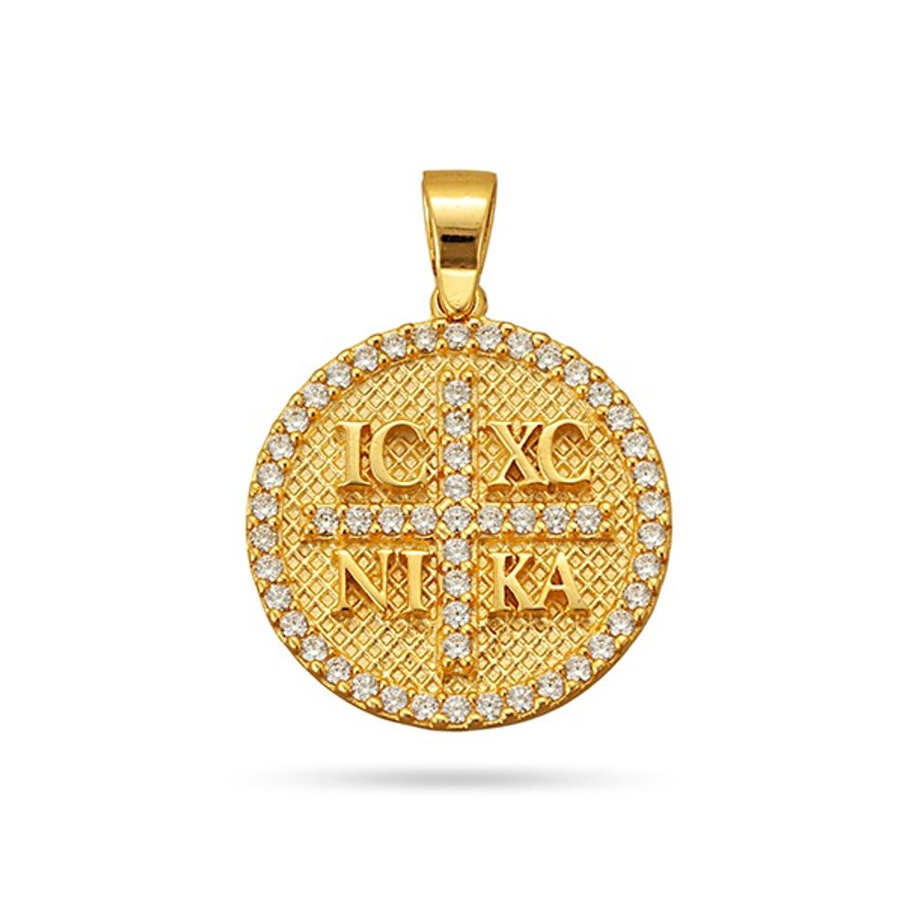 CHRISTIAN CHARMS SENZIO Collection K14 Yellow Gold with Zircon Stones KN018