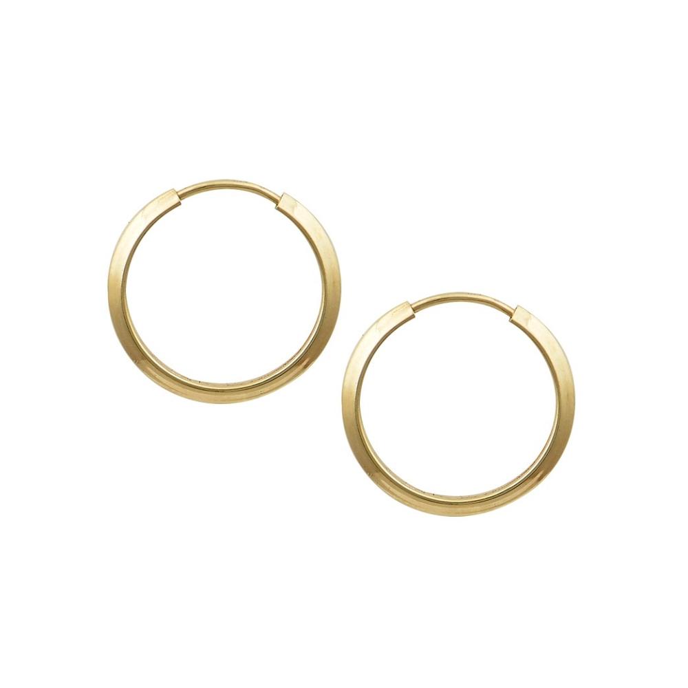 EARRINGS Hoops SENZIO Collection K9 Yellow Gold KR027Y.K9