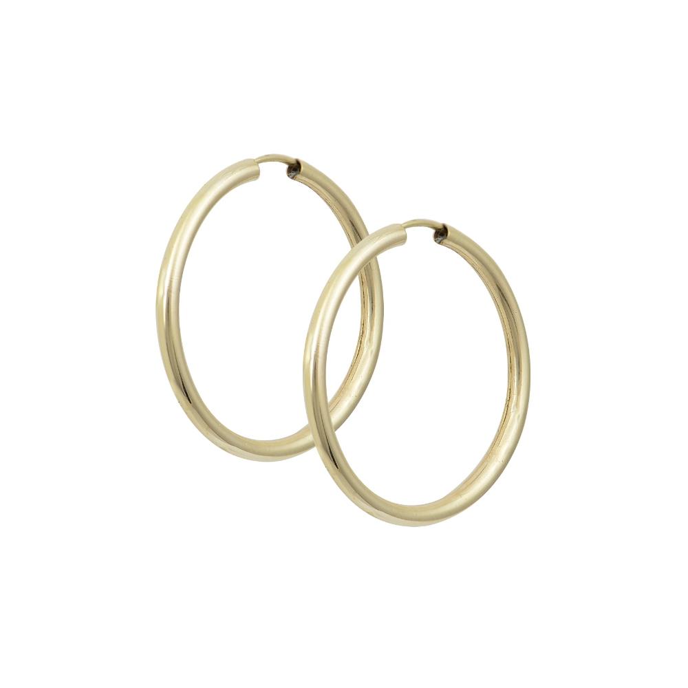 EARRINGS Hoops SENZIO Collection K9 Yellow Gold KR039Y.K9