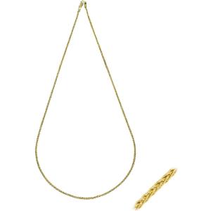 CHAIN ​​for the Neck Spiga Hollow #2 K14 55cm Yellow Gold KSP45-55 - 32629