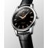 LONGINES Conquest Heritage 40mm Silver Stainless Steel Black Leather Strap L16454524-4