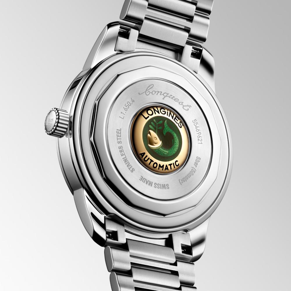 LONGINES Conquest Heritage Green Dial 40mm Silver Stainless Steel Bracelet L16504026