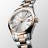 LONGINES Conquest Classic 34mm Two Tone Rose Gold & Silver Stainless Steel Bracelet L23863727 - 1