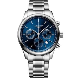 LONGINES Master Collection Chronograph 42mm Silver Stainless Steel Bracelet L27594926 - 27345