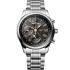 LONGINES Master Collection Chronograph Moon Face Grey Dial 42mm Silver Stainless Steel Bracelet L27734616 - 0