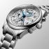 LONGINES Master Collection Chronograph Moon Face White Dial 42mm Silver Stainless Steel Bracelet L27734786 - 2