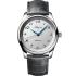 LONGINES Master Collection 190th Anniversary 40mm Silver Stainless Steel Grey Leather Strap L27934732 - 0