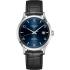 LONGINES Record Collection Automatic 40mm Silver Stainless Steel Black Leather Strap L28214962 - 0