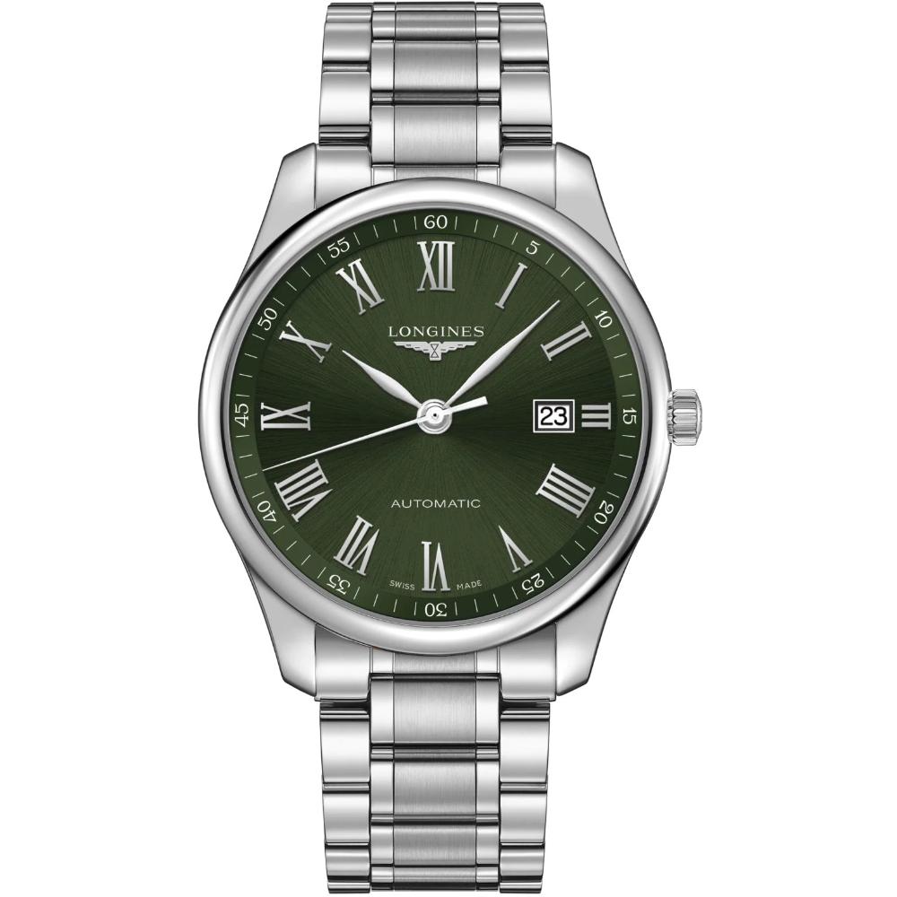 LONGINES Master Collection Green Dial 42mm Silver Stainless Steel Bracelet L28934096