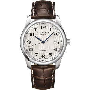 LONGINES Master Collection 42mm Silver Stainless Steel Brown Leather Strap L28934785 - 6671