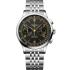 LONGINES Record Chronograph Automatic COSC Certified Black Dial 40mm Silver Stainless Steel Bracelet L29214566 - 0