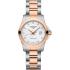 LONGINES Conquest Diamonds 29.5mm Two Tone Rose Gold & Silver Stainless Steel Bracelet L33763887 - 0