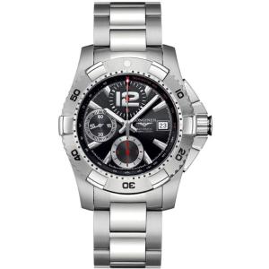 LONGINES Hydro Conquest Chronograph Automatic 41mm Silver Stainless Steel Bracelet L36514566 - 6703